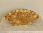 Vintage Scallop Capiz Shell Plate