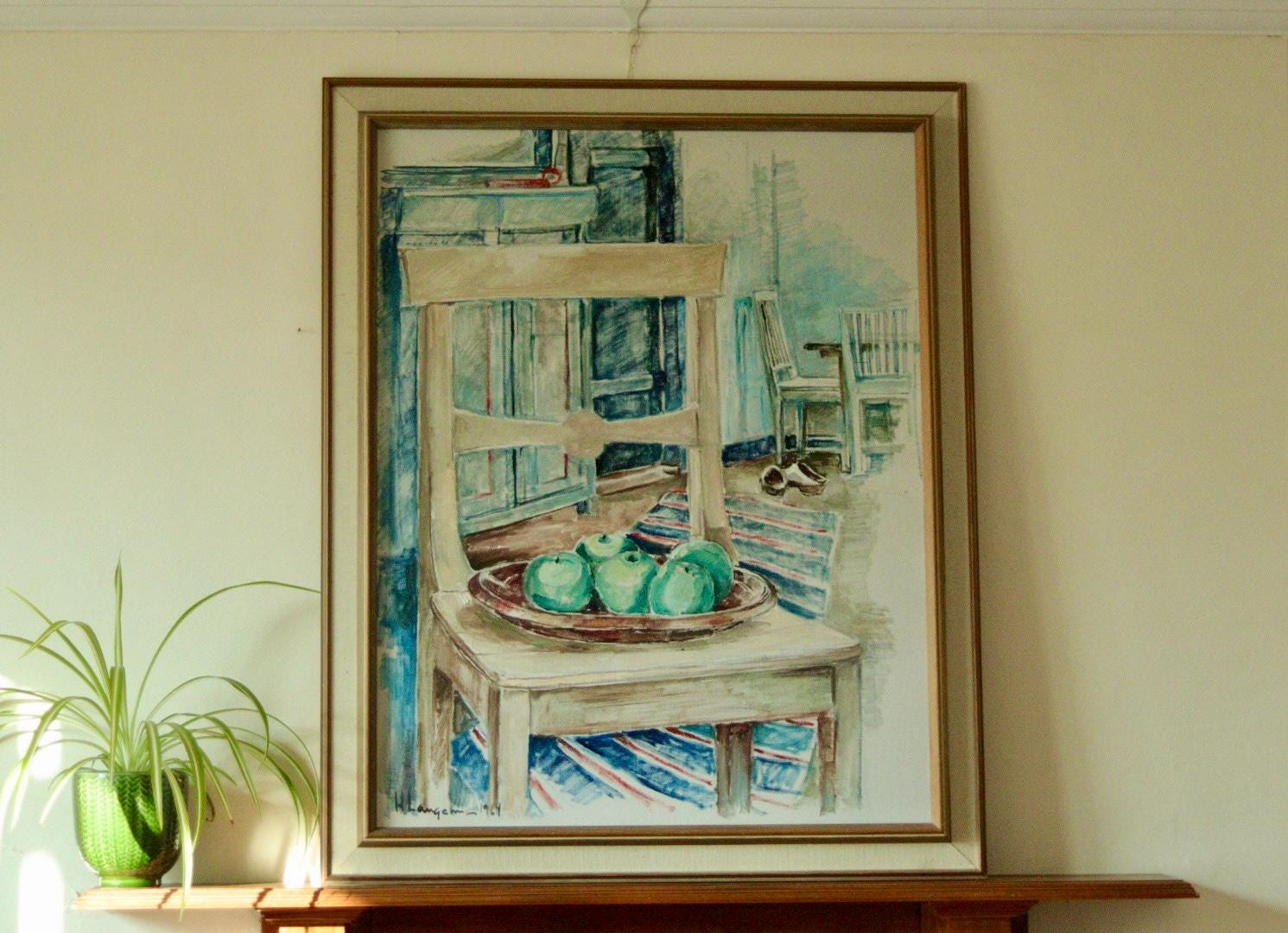 “Chairs and Apples” by H. Langerman