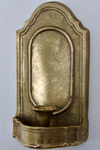 Pair of Mid Century Swedish Arts and Craft Style Brass Sconces