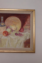 “Still Life with Fruit and Bottle” by A.K.
