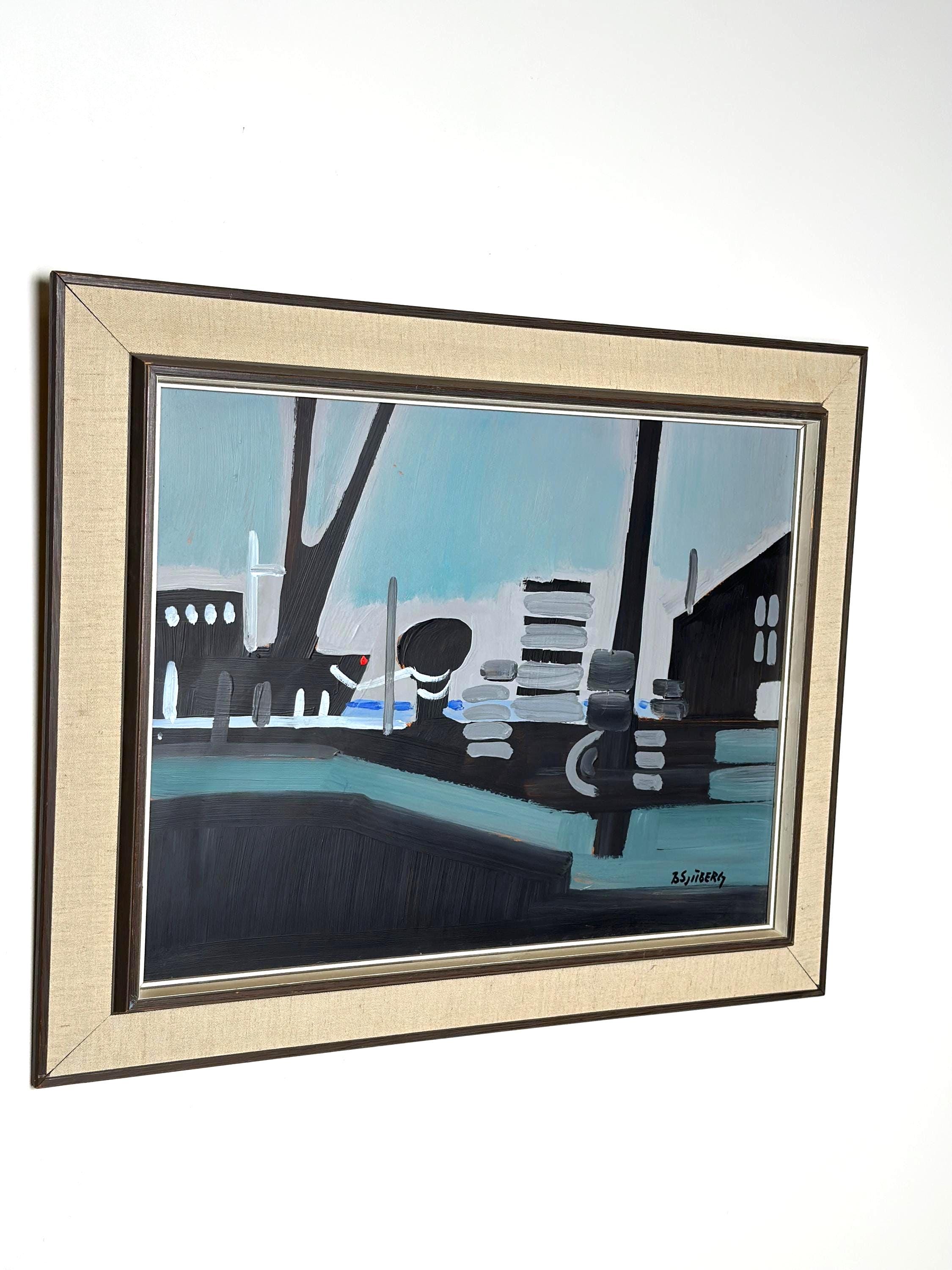 “Midnight Harbour” by BERTIL SJÖBERG