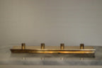 Mid-Century Swedish Brass Candelabra by Pierre Forsell for Skultuna