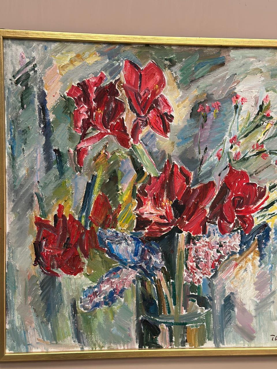 “Amaryllis and Hyacinths” by Harry Thomander