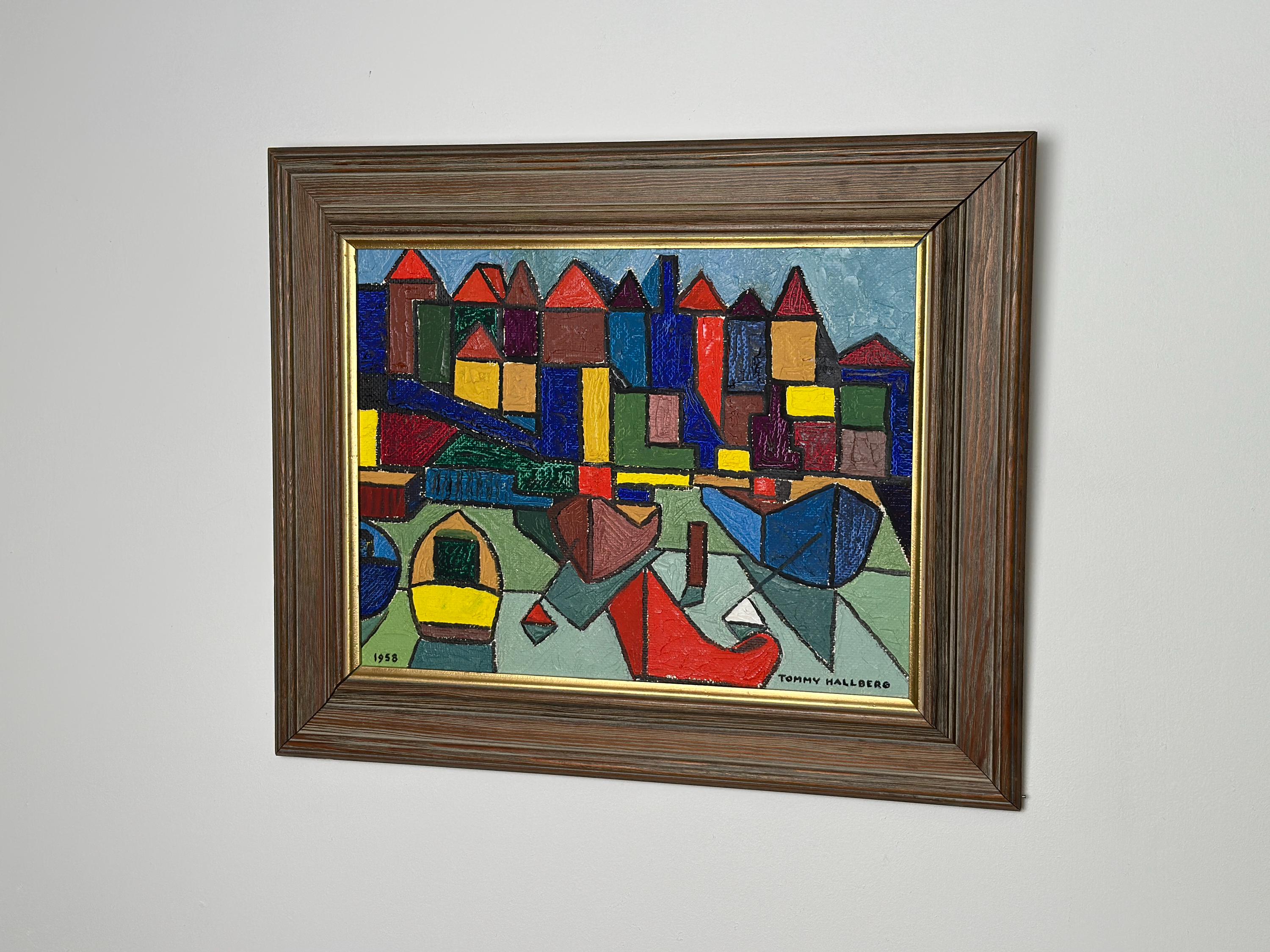 Harbour scene by Tommy Hallberg