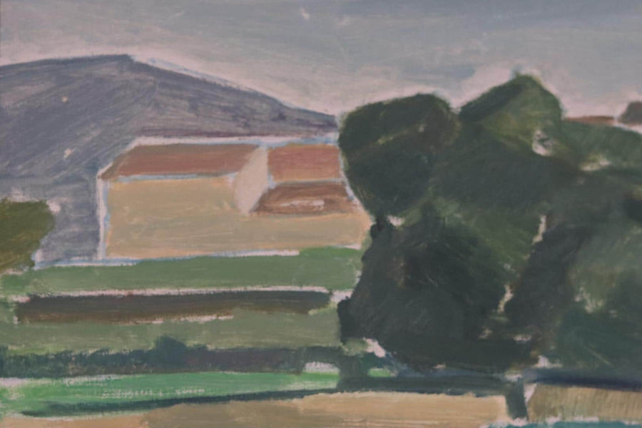 Sunset Landscape by Arnold Axelsson