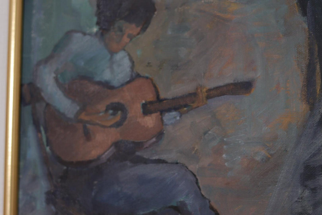 “Troubadour with His Guitar” by Calle Svensson – Åmål, Dalsland