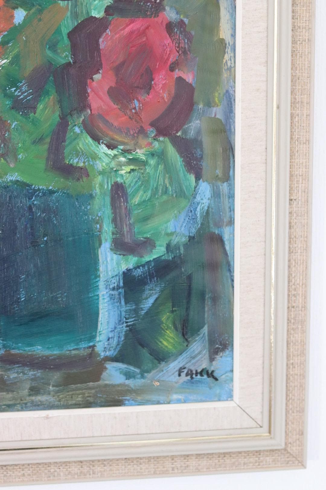 “Still Life with Vase” by Gösta Falck