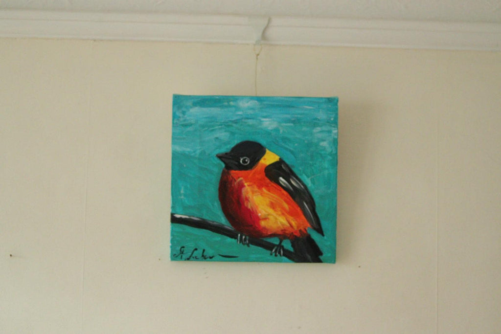 Original Vintage Oil on Canvas – “Bird”