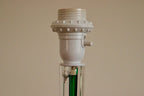 Vintage Glass table lamp by Hannelore Dreutler, Studio Åhus, Sweden, 1990's