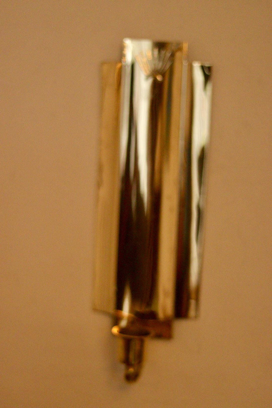 Pair Of Mid Century Swedish Brass Sconces