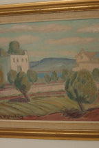 “Landscape with Buildings” by Erik Ulfonberg