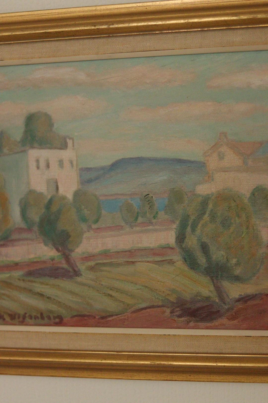 “Landscape with Buildings” by Erik Ulfonberg