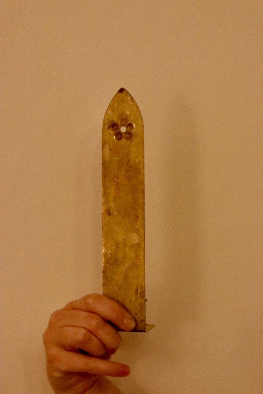 A Pair of Mid Century Swedish Brass Sconces