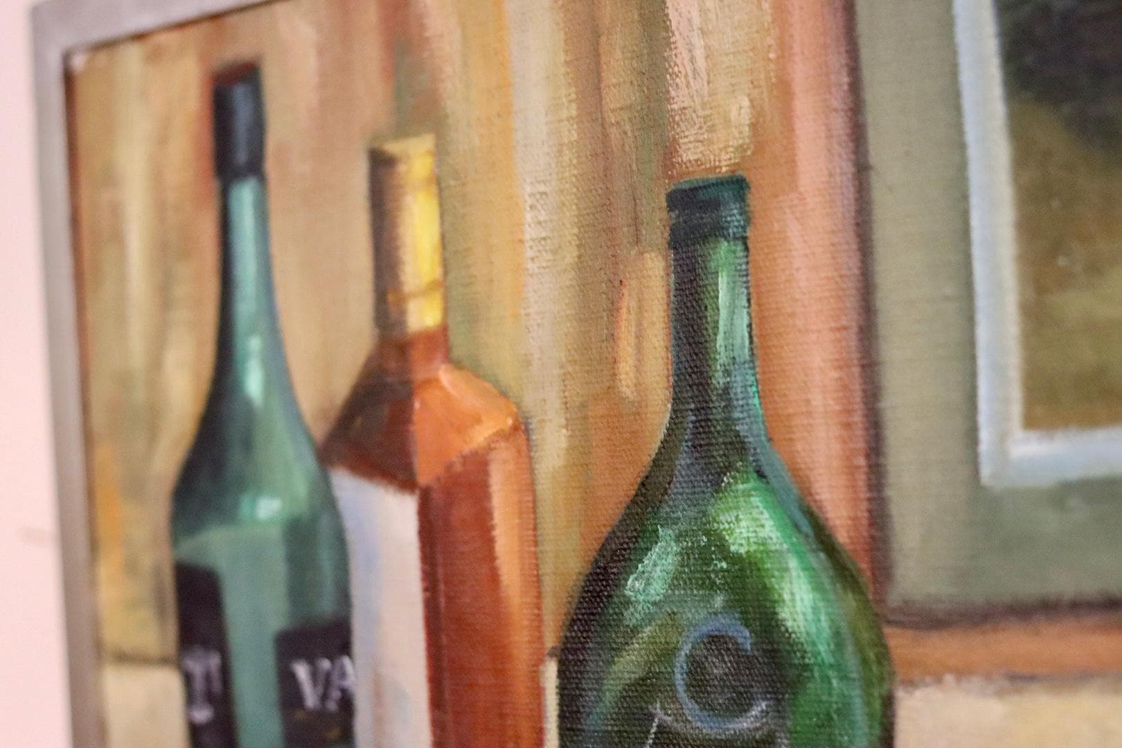 "Still Life with Bottles " by Uno Blomquist