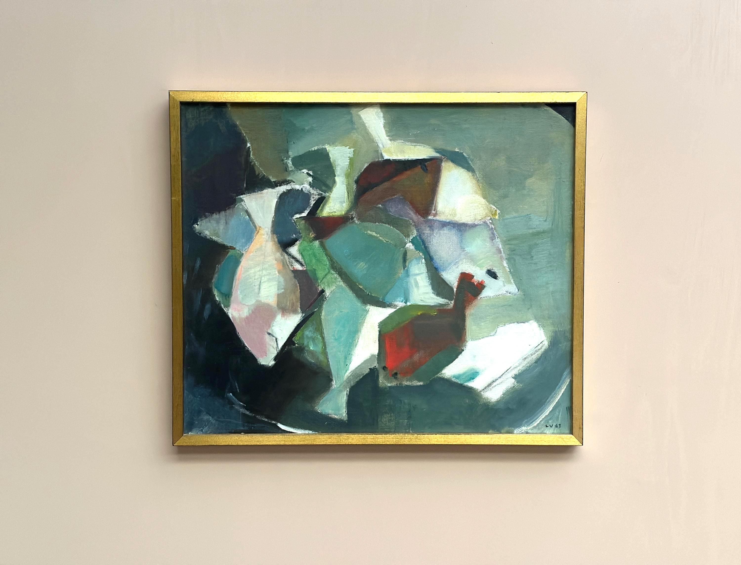 'Abstract Composition with Fish' by Lars Vidlund