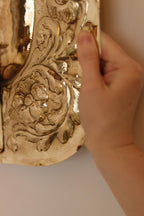 Large Mid-Century Swedish Brass Sconces