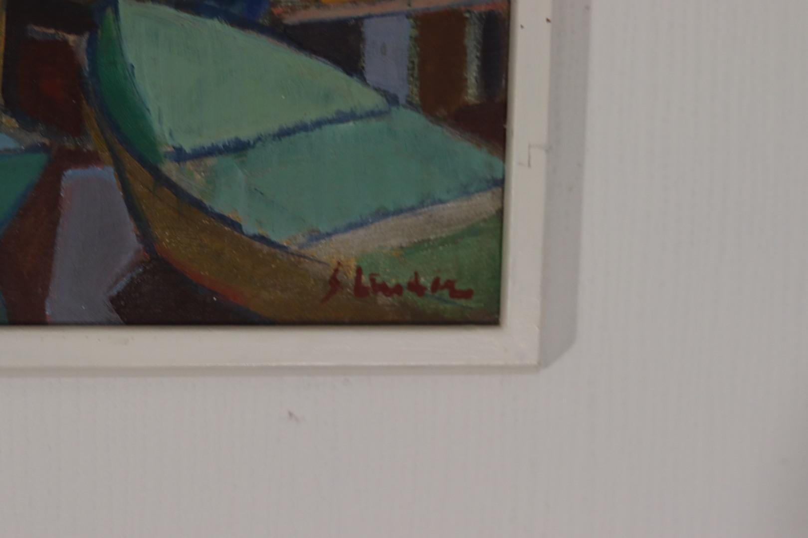 “Houses and Boats” by Helge Linden