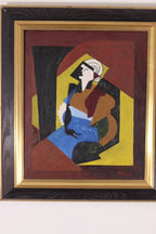 “After Woman with Black Glove” – Signed Edwau