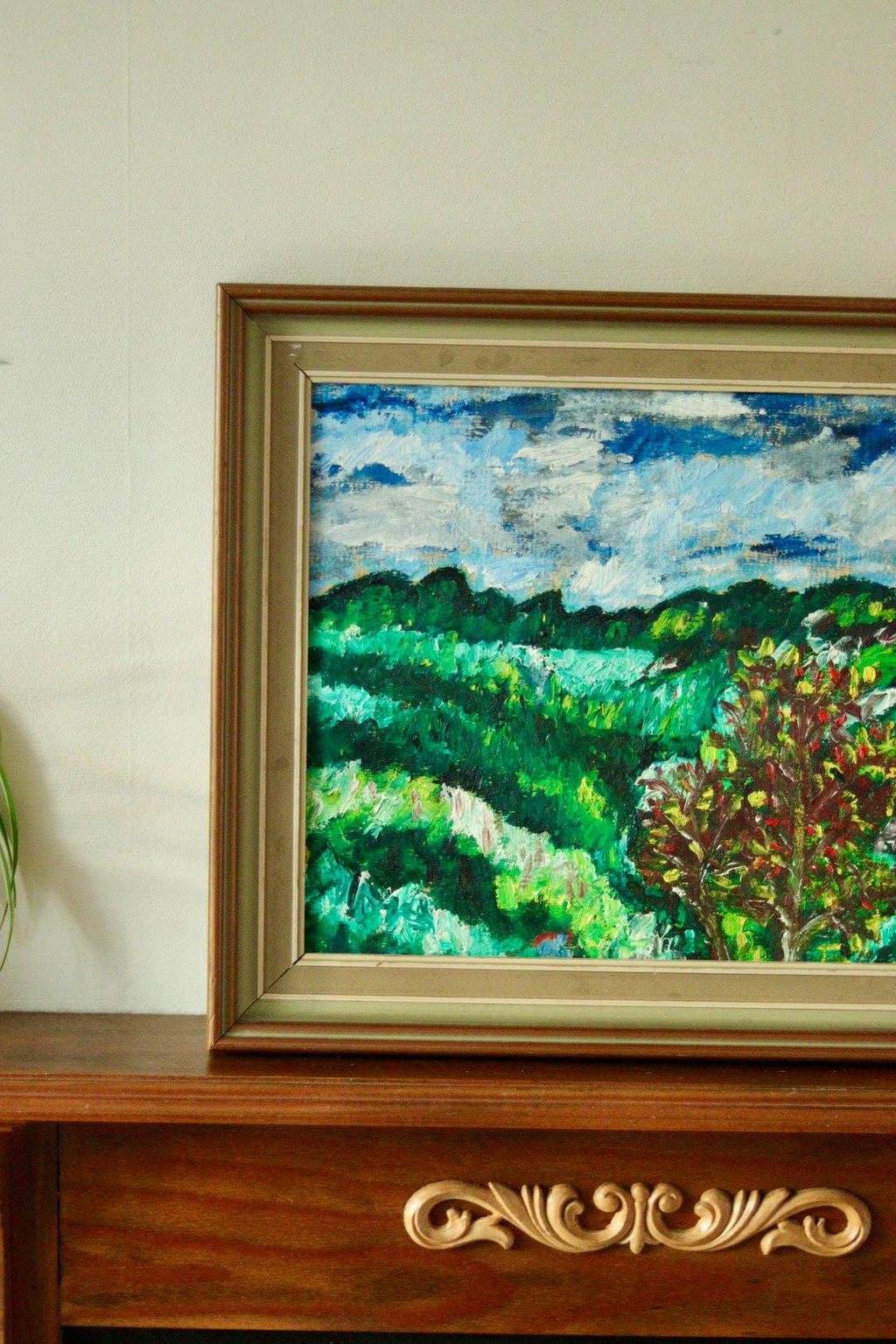 Original Mid-Century Oil on Canvas – “Landscape Motif”