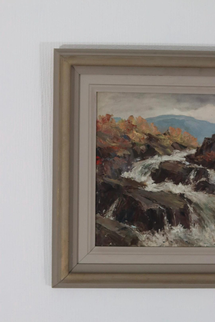 “Landscape with Waterfall” by Åke Ahmlund