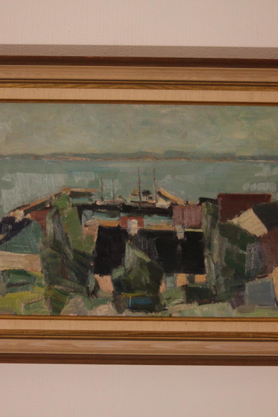 “Coastal Village” by K. Berndström