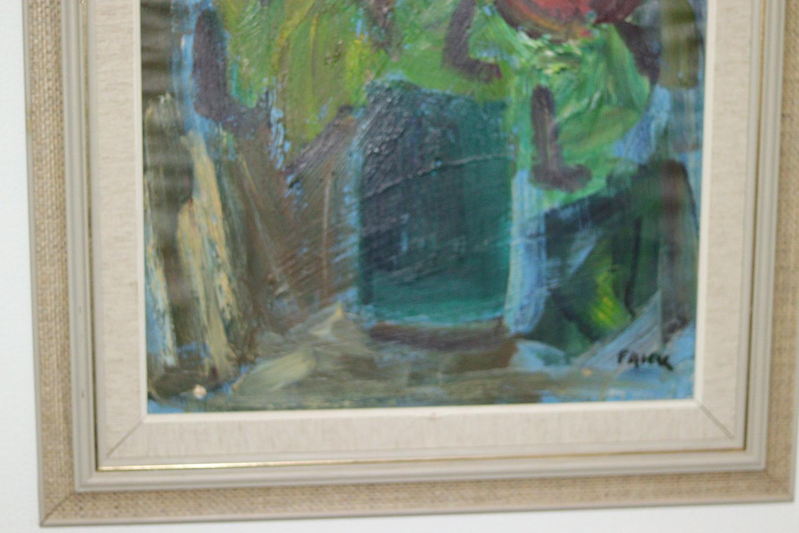 “Still Life with Vase” by Gösta Falck