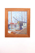 “Moored Boats” by Olle Anderson