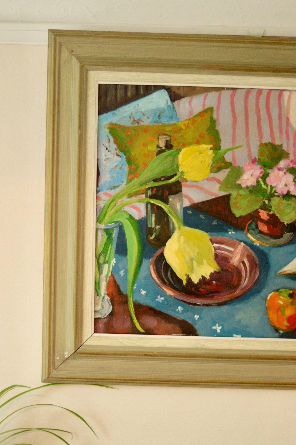Original Swedish Oil on Canvas – “Still Life Table”