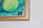 Mid-Century Original Swedish Oil on Panel "Apples"
