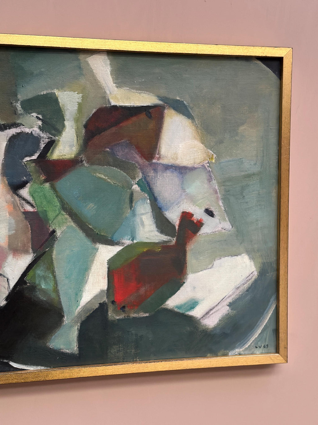 'Abstract Composition with Fish' by Lars Vidlund