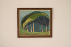 Original Swedish Oil on Panel – Trees