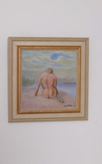 “Woman’s Back on the Beach” by H. Knutson