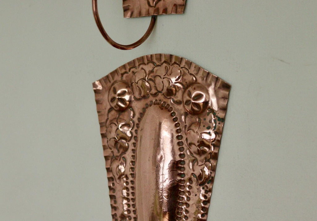 Pair Of Mid Century Swedish Copper Sconces