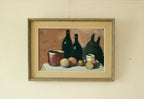 Original Swedish Oil on Canvas Painting "Still Life Arrangement"