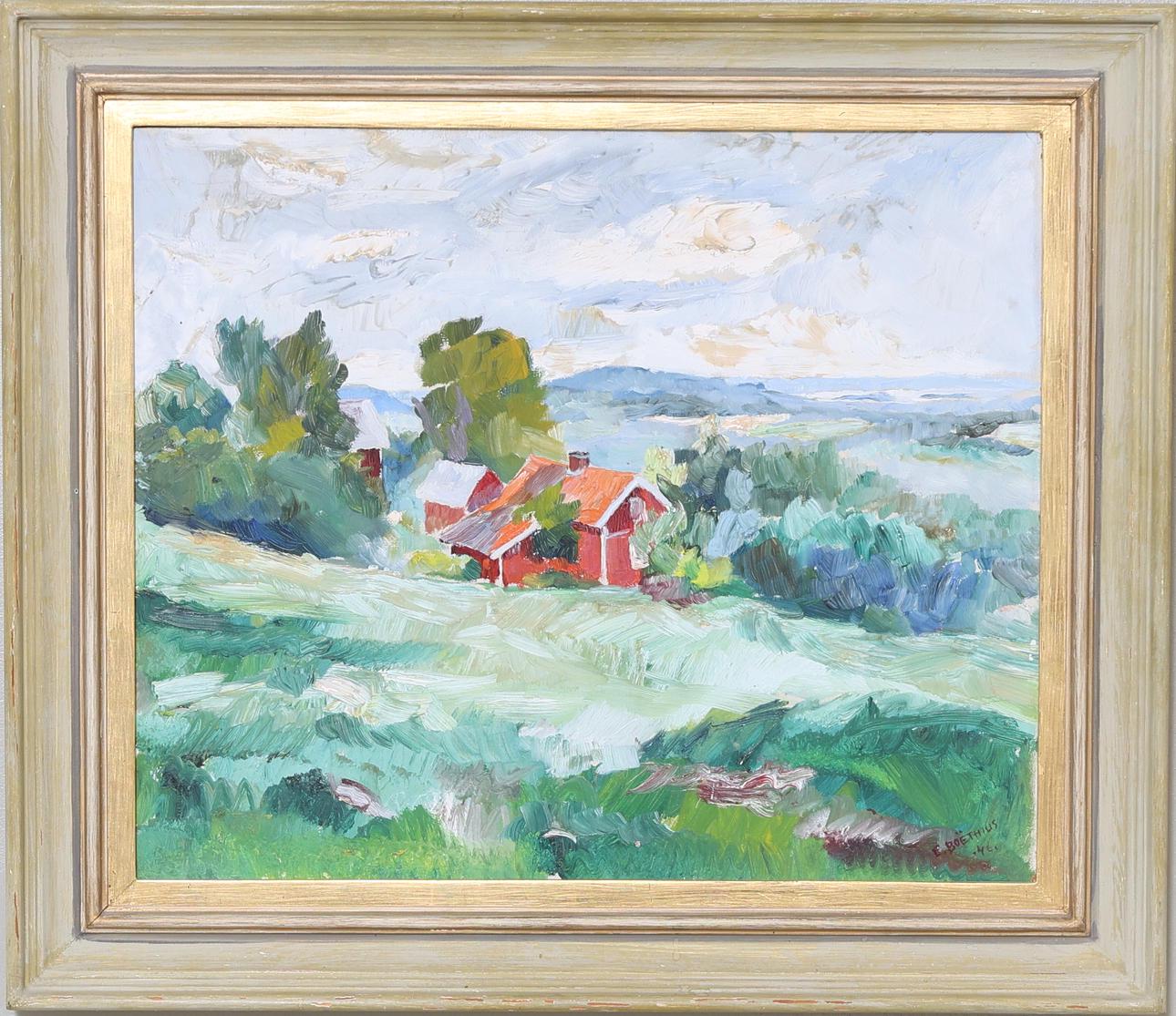 “Landscape” by Erik Boëthius (1897–1970)