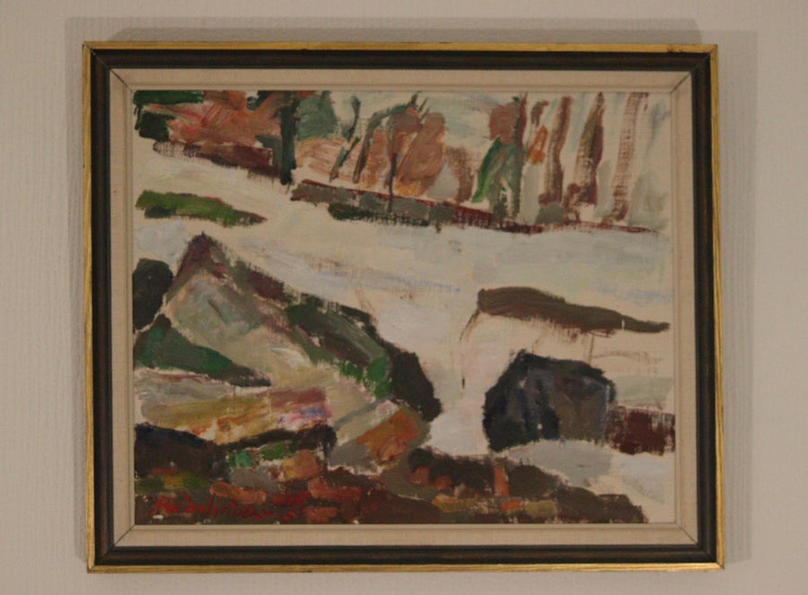 “The Cottage in Snow” by Rudolf Lindqvist