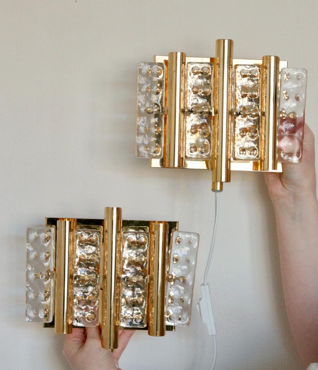 Pair of Vintage Brass Lamps by Hans-Agne Jakobsson