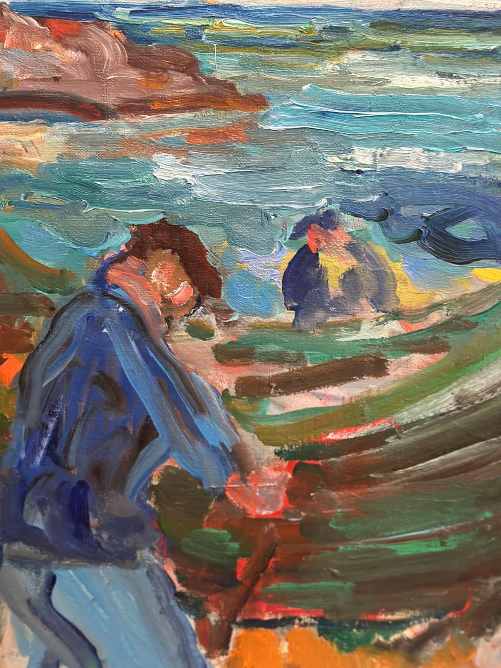 “Coastal Scene with Fishermen” by Eric With