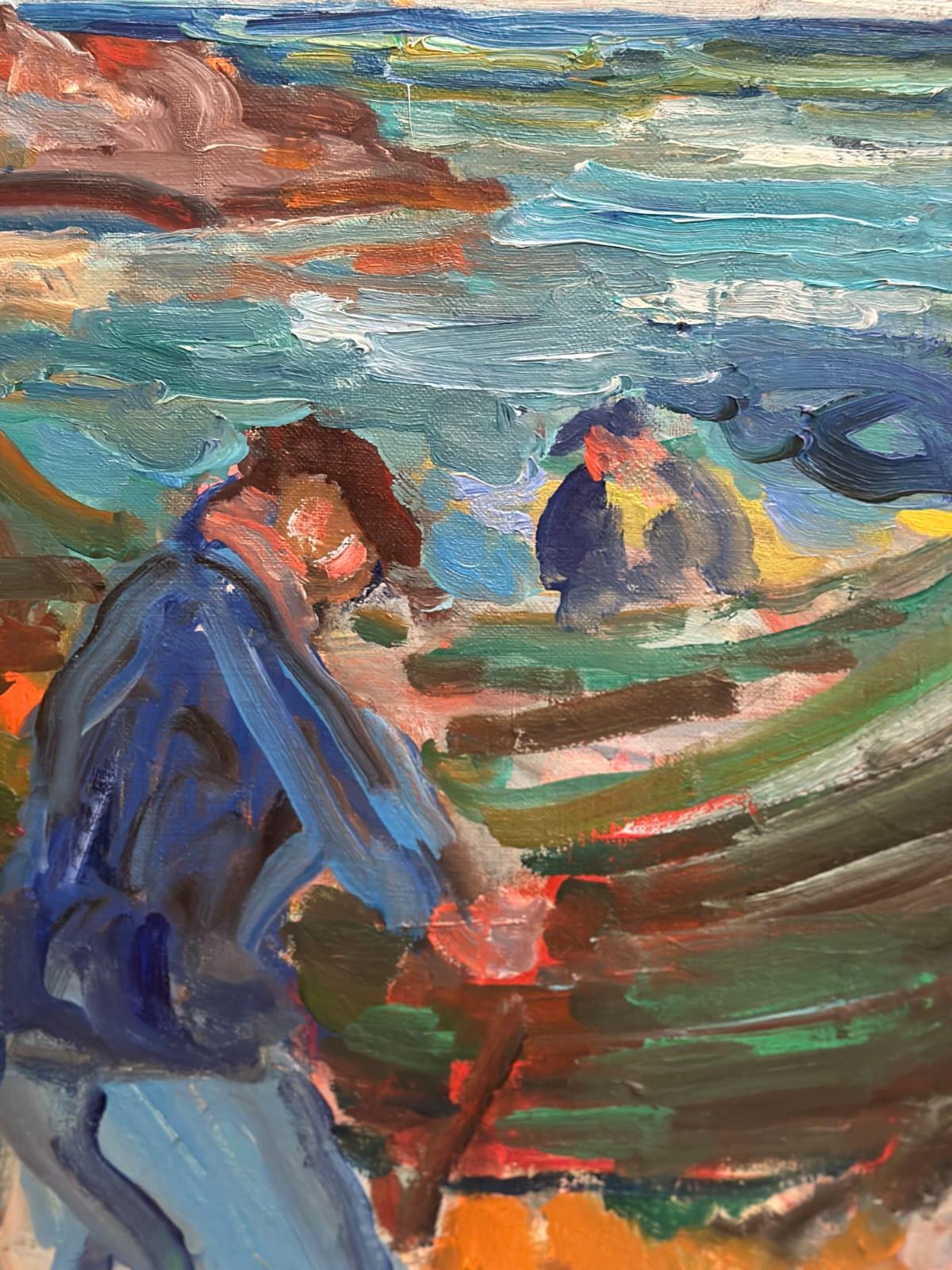“Coastal Scene with Fishermen” by Eric With