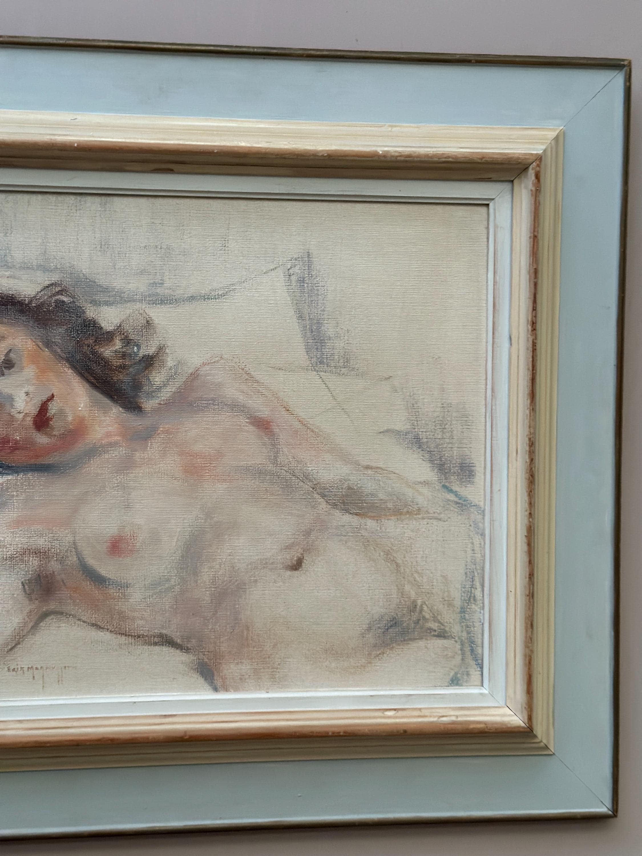 “Reclining Nude Woman” by Erik Magnusson