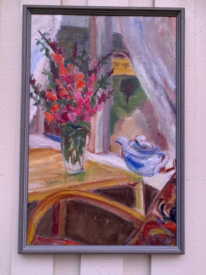 Flowers and Teapot