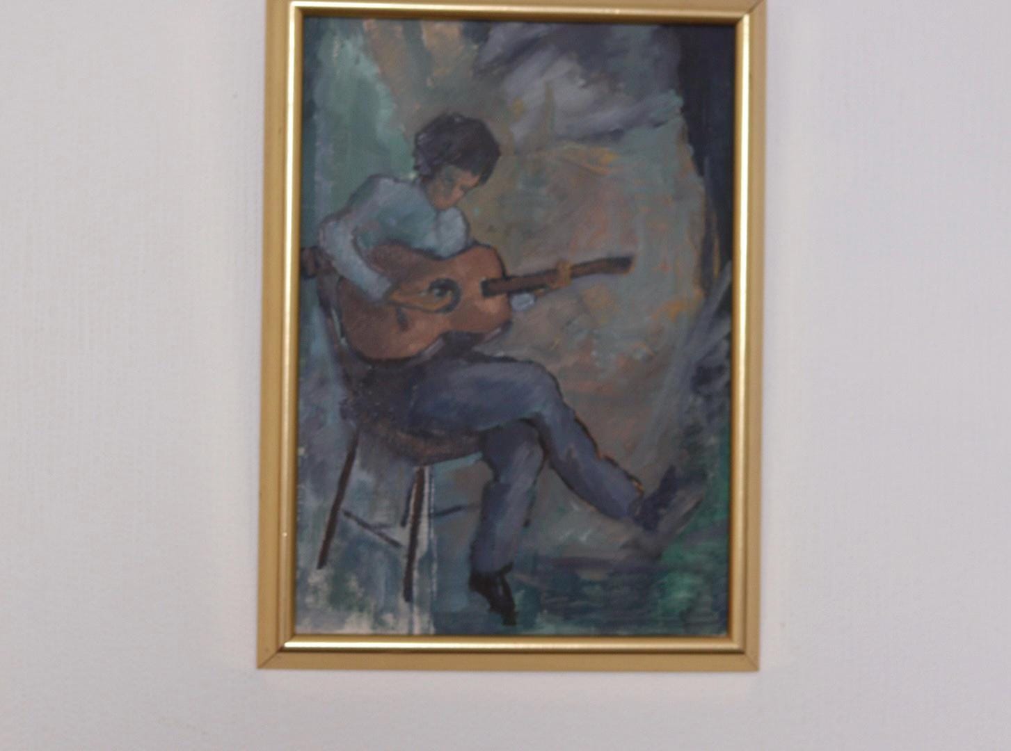 “Troubadour with His Guitar” by Calle Svensson – Åmål, Dalsland