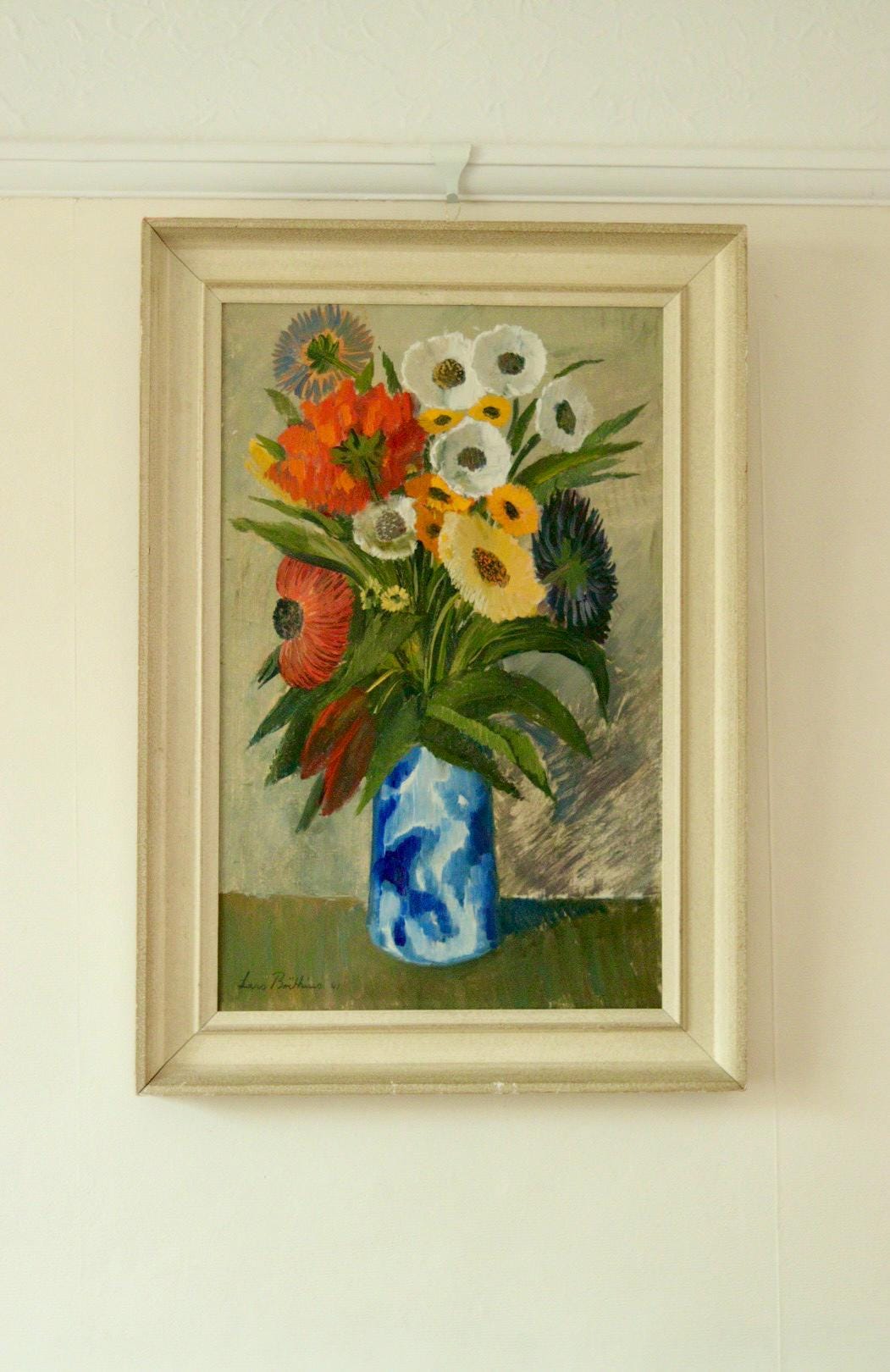 “Still Life with Blue Vase” by Lars Boethius