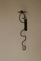 Pair of Mid-Century-Swedish Sconces with Black Coating