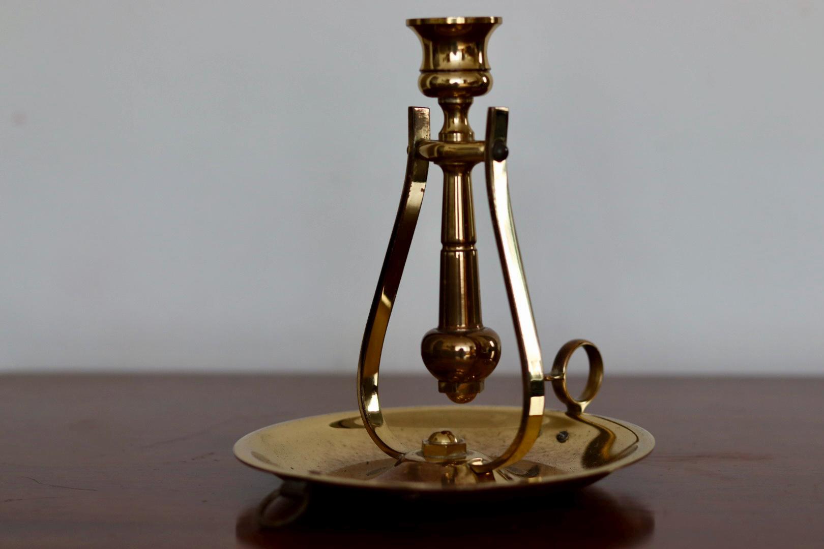Swedish Brass Candleholder