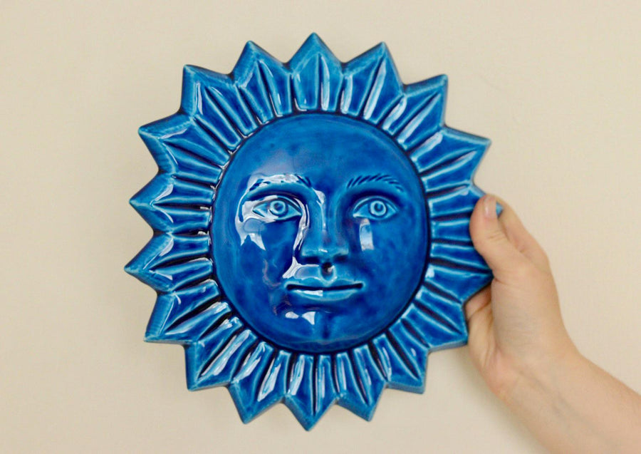 Vintage Ceramic Sun by Terra Elluna Italy