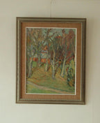 Original Swedish Oil on Panel – “Autumn Landscape”