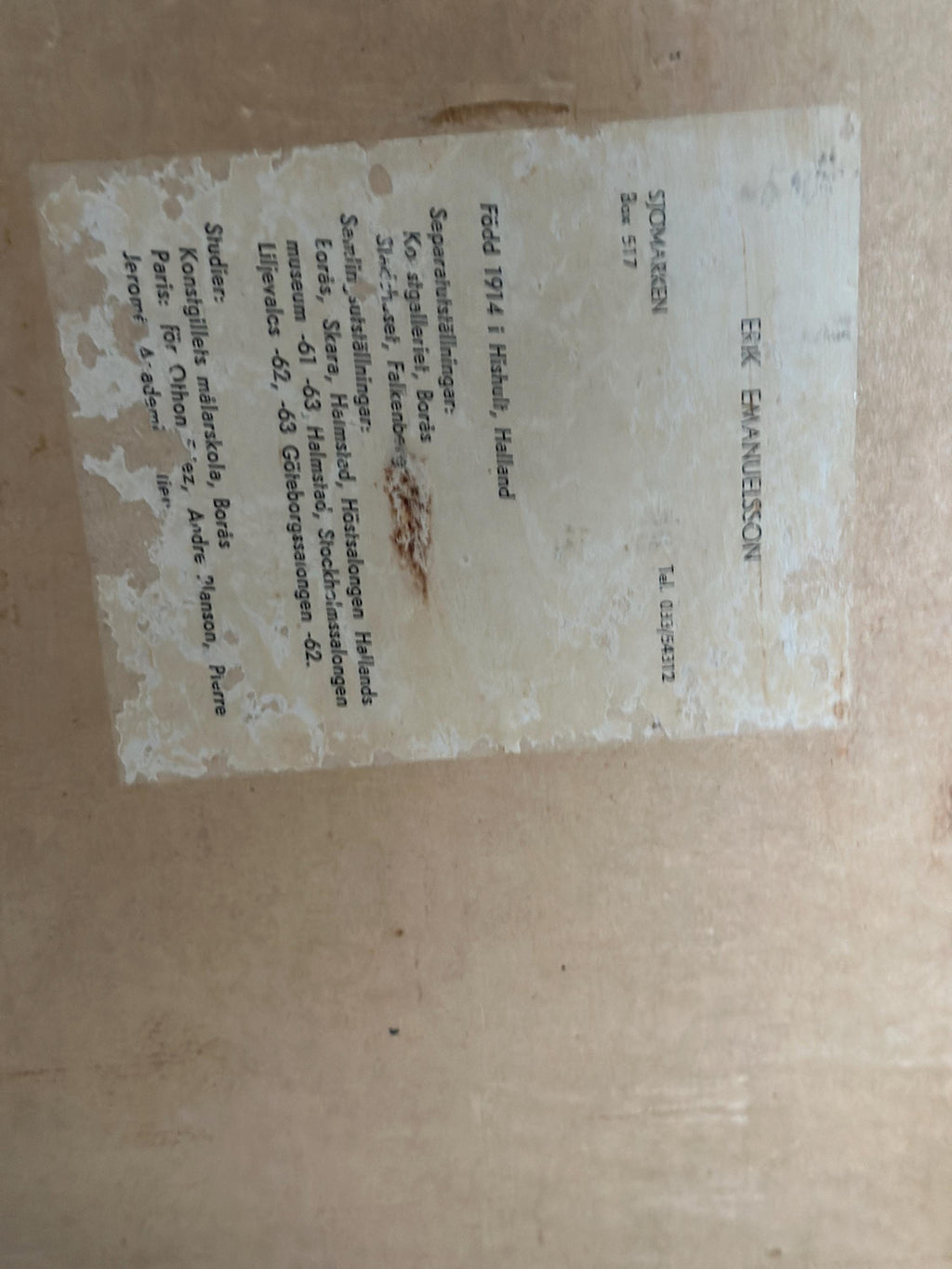 “Komposition” by Erik Emanuelsson