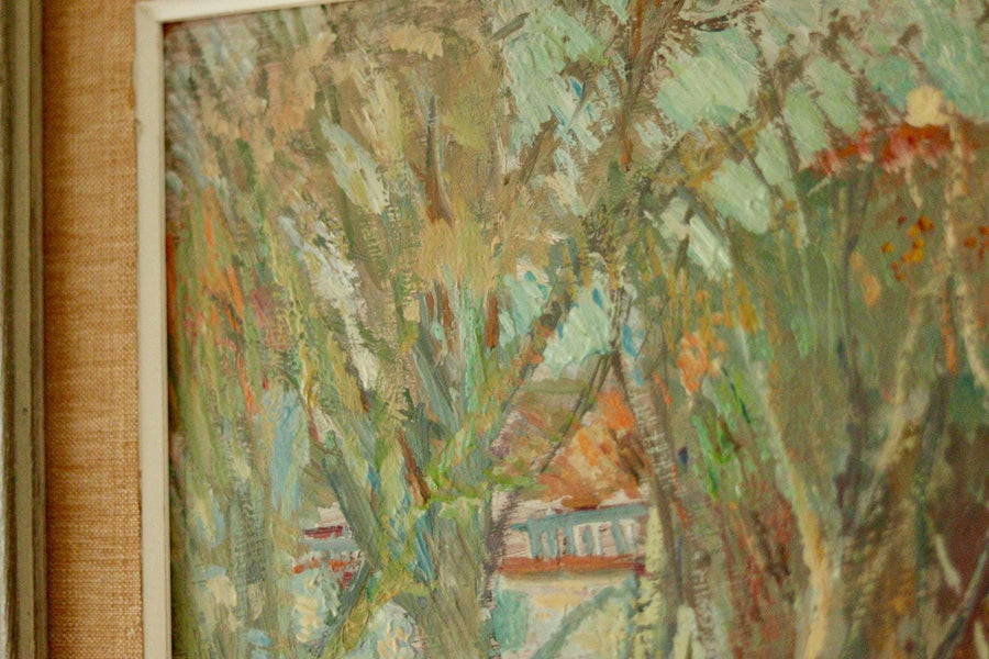 Original Swedish Oil on Panel – “Autumn Landscape”