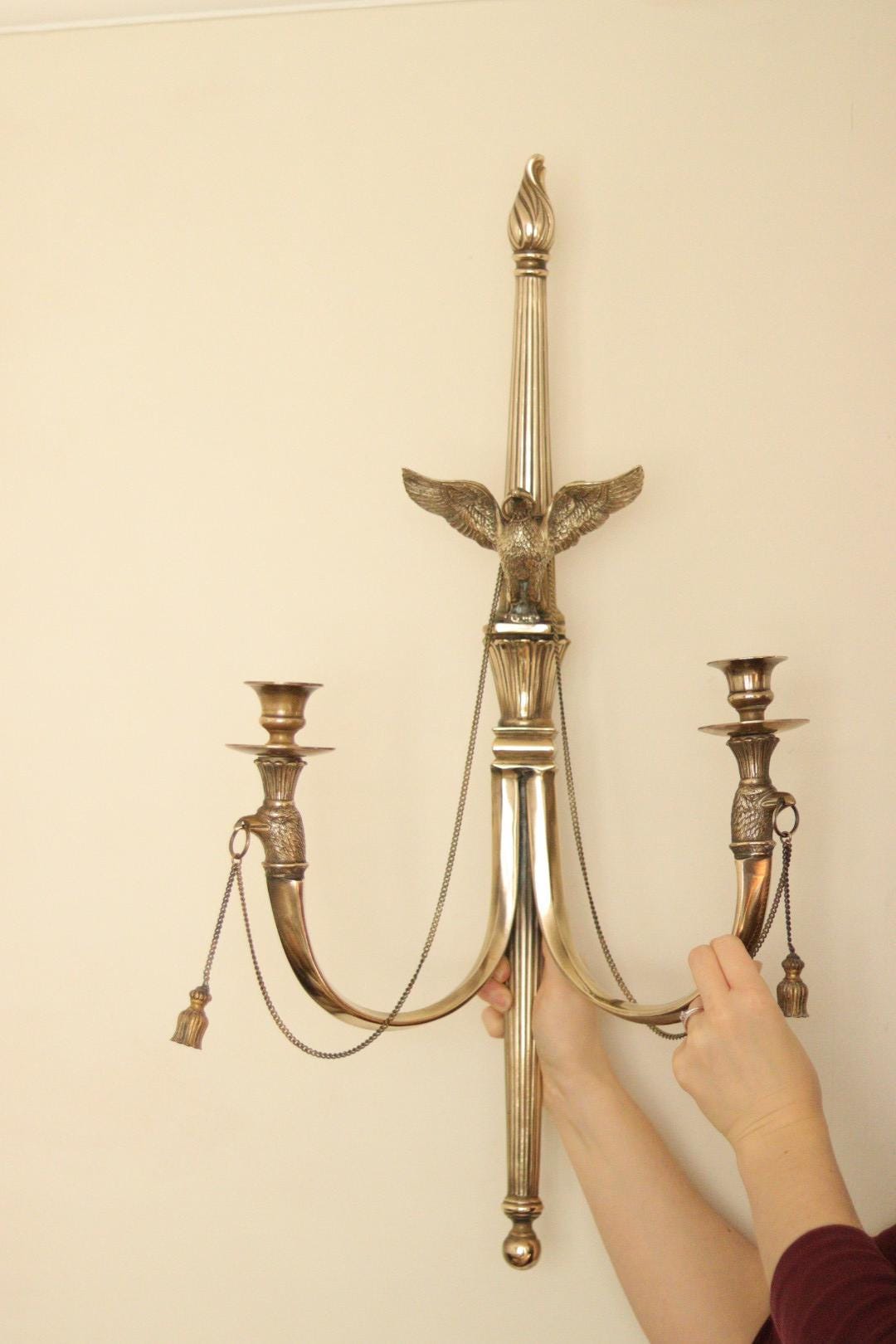 Antique Brass Sconce